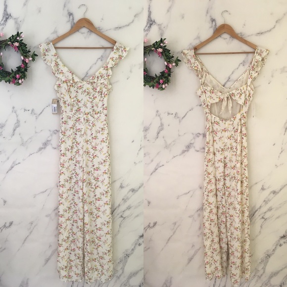 Denim & Supply Ralph Lauren Floral Ruffle Jumpsuit - Picture 4 of 8